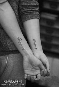 modello tatuaggio coppia polso