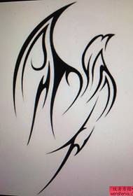 a totem eagle tattoo pattern