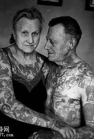 phased couple tattoo Pattern