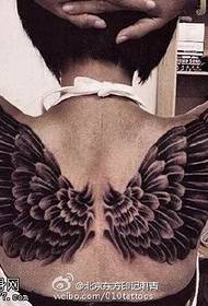 Giv et par vinger, lad mig flyve tatoveringsmønster