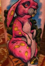 一组tattoo十二生肖の兔子文身作品由文身分享