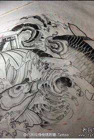 Opere di manoscritti di tatuaggi Squid Yuelongmen