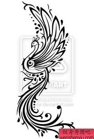 Obrázek tetování doporučil vzor rukopisu Phoenix tetování