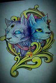 il miglior museo dei tatuaggi Consiglia un tatuaggio a colori per gatti