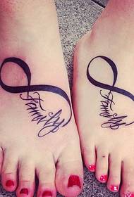 нога убава двојка тотем тетоважа