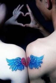 jednostavan par uparen ljubavi ljubav tetovaža slike