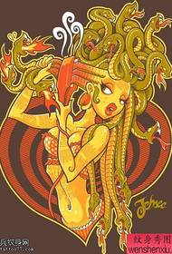 figura de tatuaj a recomandat o imagine de tatuaj Medusa de desene animate