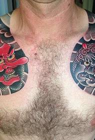 Japán kettős tetoválás tetoválás tetoválás férfias teljes