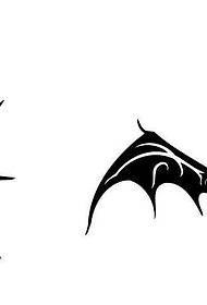 纹身秀图吧推荐一幅蝙蝠纹身图案