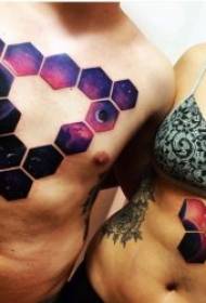 pasangan tato nunjukkeun cinta kuat pola tato pasangan Italia