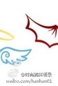 दोन टॅटू नमुना: दोन पंख टॅटू नमुना देवदूत राक्षस टोटेम विंग टॅटू नमुना