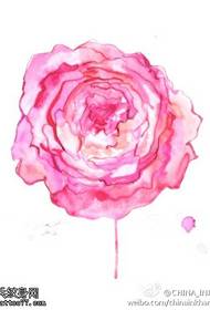 文身秀图吧推荐一幅玫瑰花文身手稿图片