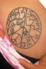 la vita semplice simboleggia il tatuaggio dell'amore