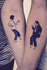tatuazhe në çifte sidomos dashuria për tatuazhe në çifte Modeli