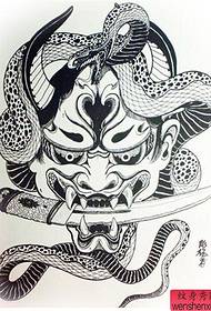 modello di tatuaggio caratteristico