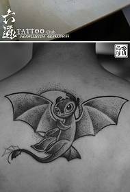 modello tatuaggio drago coppia carina