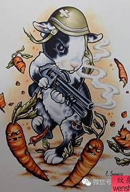 school cartoon tattoo works