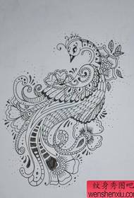 a group of peacock tattoo manuscripts by tattoos