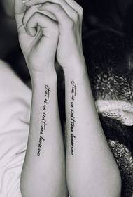 fashion only beautiful look Tatuaggio di coppia