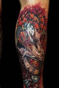 Compare Have a personalized calf gexingxiaotui tattoo pictures to enjoy