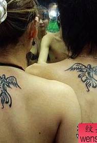 couple totem wings Ting tattoo
