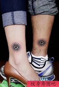 pasangan panganten cinta totem tattoo
