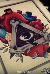 Il manoscritto del tatuaggio dell'occhio di Dio funziona