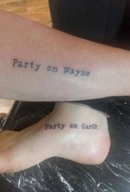 tatuazh çift krijues Foto e fjalës angleze