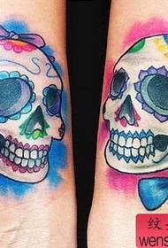 двойка цвят татуировка татуировка модел