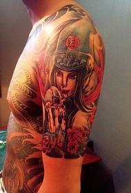 ngjyra të plota totem tatuazhe tatuazhe lirisht 115622- burra të bukur të huaj Plot me tatuazhe dhe shkëlqim plus pikë