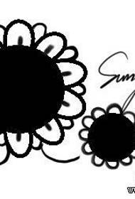 sunflower tattoo pattern