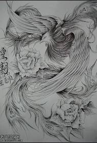 عمل مخطوط للوشم طائر الفينيق تمت مشاركته بواسطة tattoo show 116643 - evil monroe tattoo works مشترك بين متجر الوشم