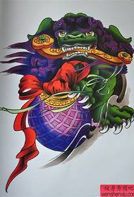 un mudellu di tatuaggi di Tangshi culore