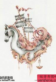 tattoo show map recommended a colored horse tattoo works