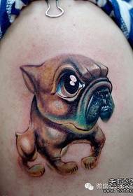 一套紋身12生肖の狗紋身作品