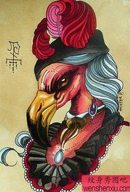 lavoro in stile tatuaggio scolastico