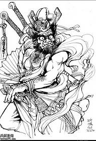 la figura del tatuaggio ha raccomandato un Ai Zhong 馗 馗 线 线 线 文