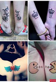skupina nekoliko dizajna tetovaža koje dijeli tattoo show