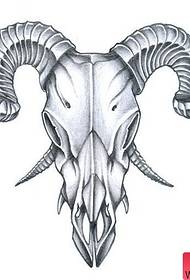 patrún lámhscríbhinne tattoo antelope