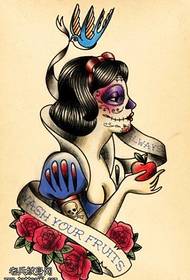 Snow White Rose tattoo manuscript werkt