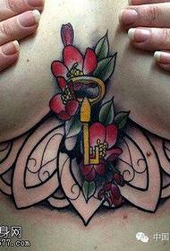 mappa del corpo del tatuaggio per condividere una serie di opere chiave del tatuaggio