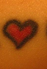 braç Anglès I love you symbol tatuatge de la imatge