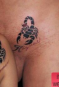 tatuaggio di coppia pinzette totem