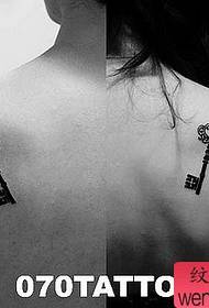 двойка татуировка ключ татем татуировка ключ