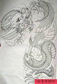 Manoscritto drago scialle 4