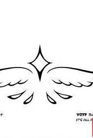 Tattoo show bar recommended a totem wings tattoo pattern