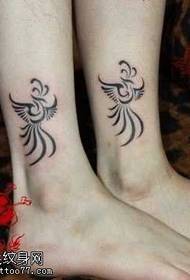 Benparret parret Phoenix Totem Tattoo Pattern