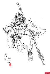 chiziqli qo'lyozma shaman zarb ishlari