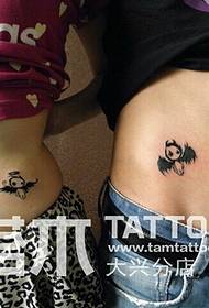 tatuaggio angelo coppia in vita