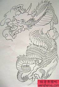 Manuskritt Shawl Dragon 21